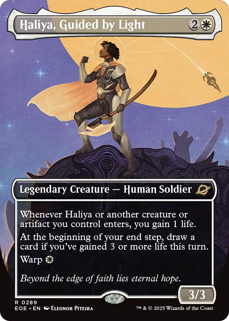 Haliya, Guided by Light (Borderless) [Edge of Eternities] | Spectrum Games