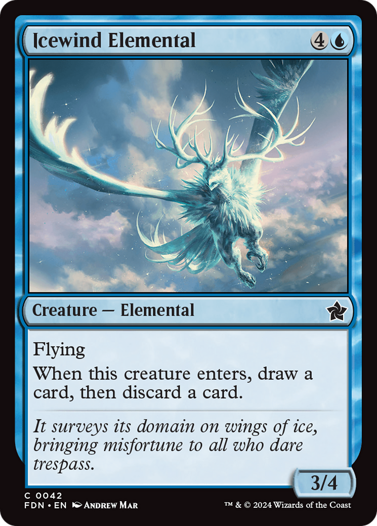 Icewind Elemental [Foundations] | Spectrum Games