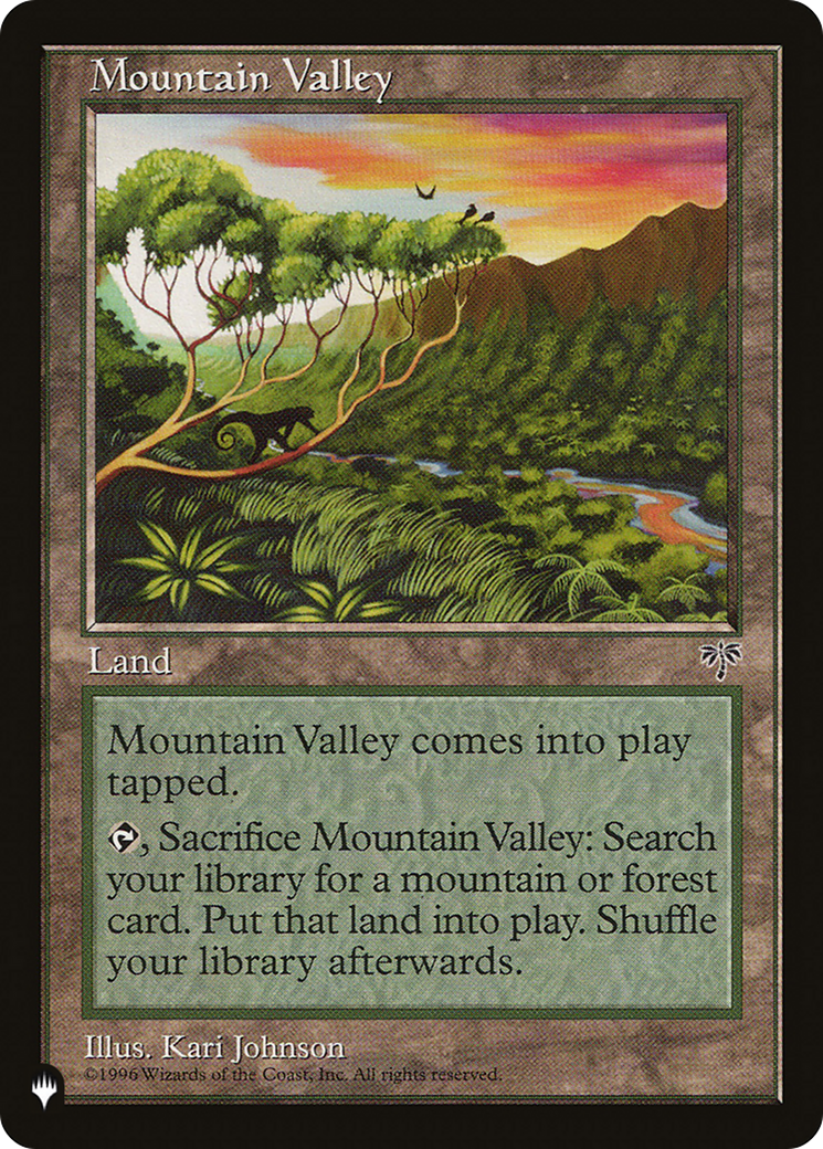 Mountain Valley [The List Reprints] | Spectrum Games