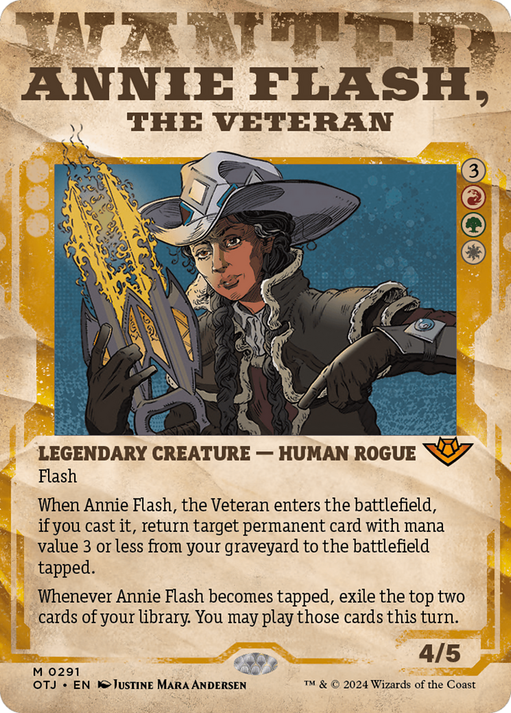 Annie Flash, the Veteran (Showcase) [Outlaws of Thunder Junction] | Spectrum Games