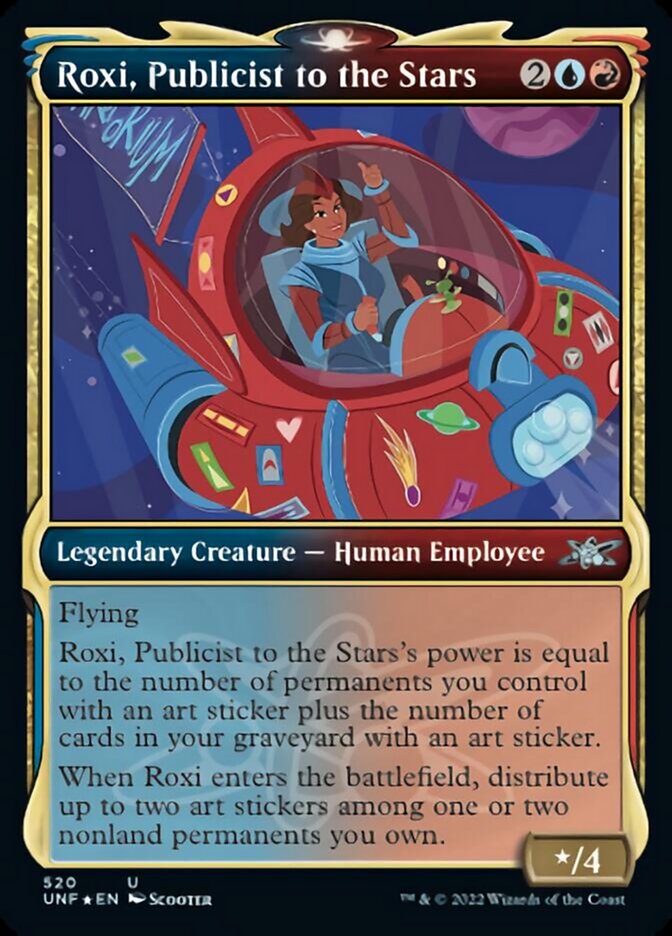 Roxi, Publicist to the Stars (Showcase) (Galaxy Foil) [Unfinity] | Spectrum Games