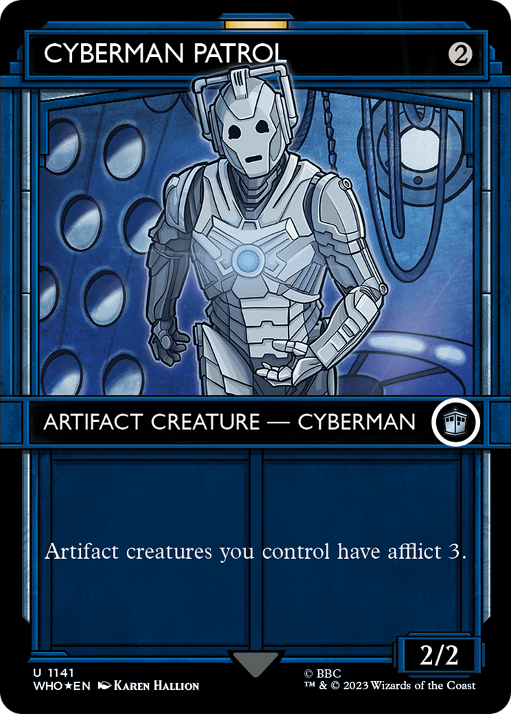 Cyberman Patrol (Showcase) (Surge Foil) [Doctor Who] | Spectrum Games