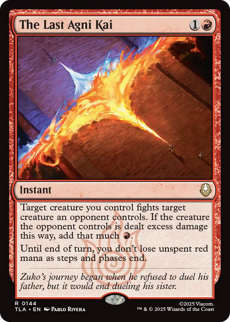 The Last Agni Kai [Avatar: The Last Airbender] | Spectrum Games