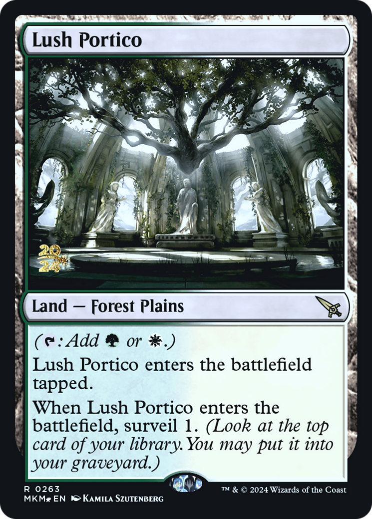 Lush Portico [Murders at Karlov Manor Prerelease Promos] | Spectrum Games