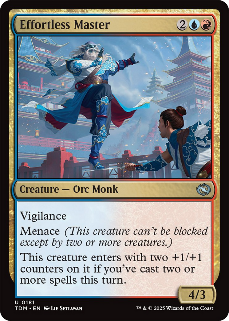 Effortless Master [Tarkir: Dragonstorm] | Spectrum Games