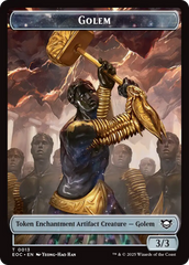 Insect // Golem (0013) Double-Sided Token [Edge of Eternities Commander Tokens] | Spectrum Games