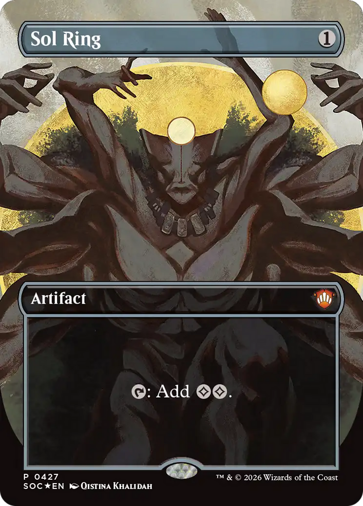 Sol Ring (Borderless) [Secrets of Strixhaven Commander] | Spectrum Games
