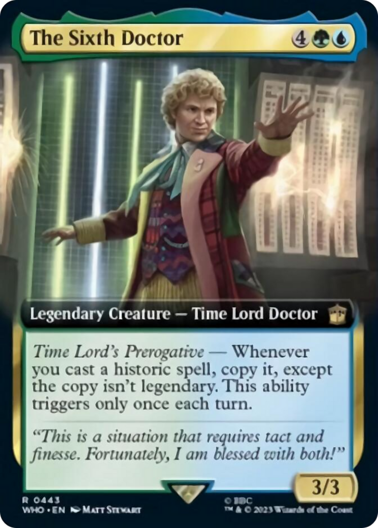 The Sixth Doctor (Extended Art) [Doctor Who] | Spectrum Games