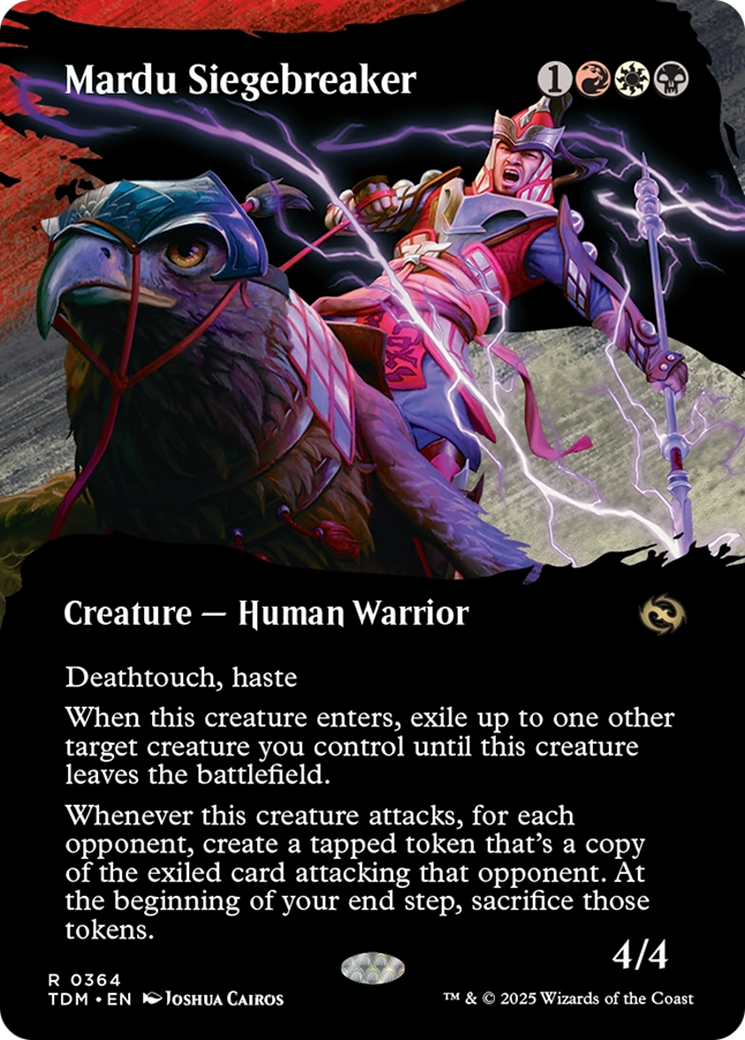 Mardu Siegebreaker (Borderless) [Tarkir: Dragonstorm] | Spectrum Games