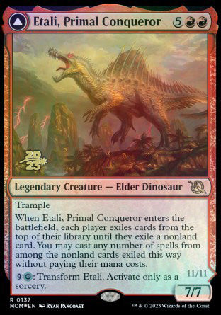 Etali, Primal Conqueror // Etali, Primal Sickness [March of the Machine Prerelease Promos] | Spectrum Games