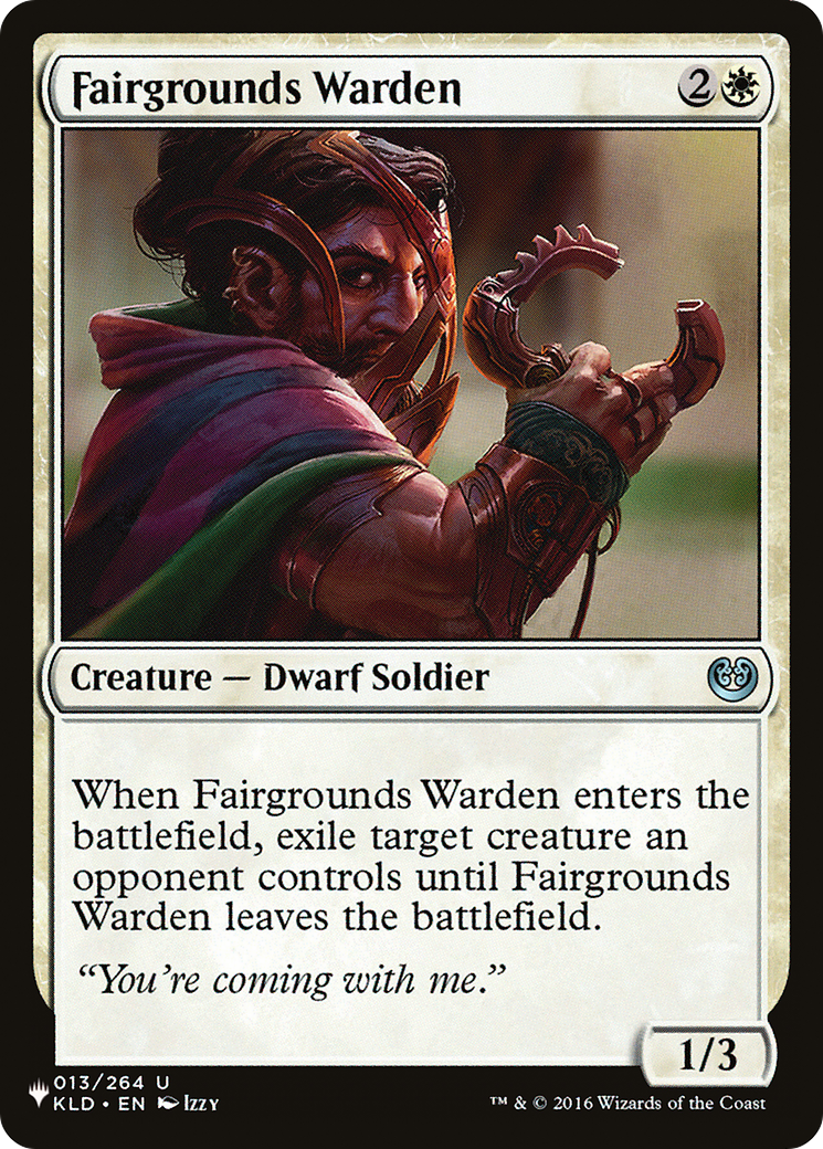 Fairgrounds Warden [The List Reprints] | Spectrum Games