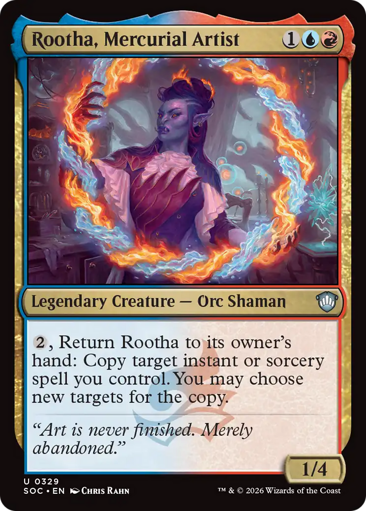 Rootha, Mercurial Artist [Secrets of Strixhaven Commander] | Spectrum Games