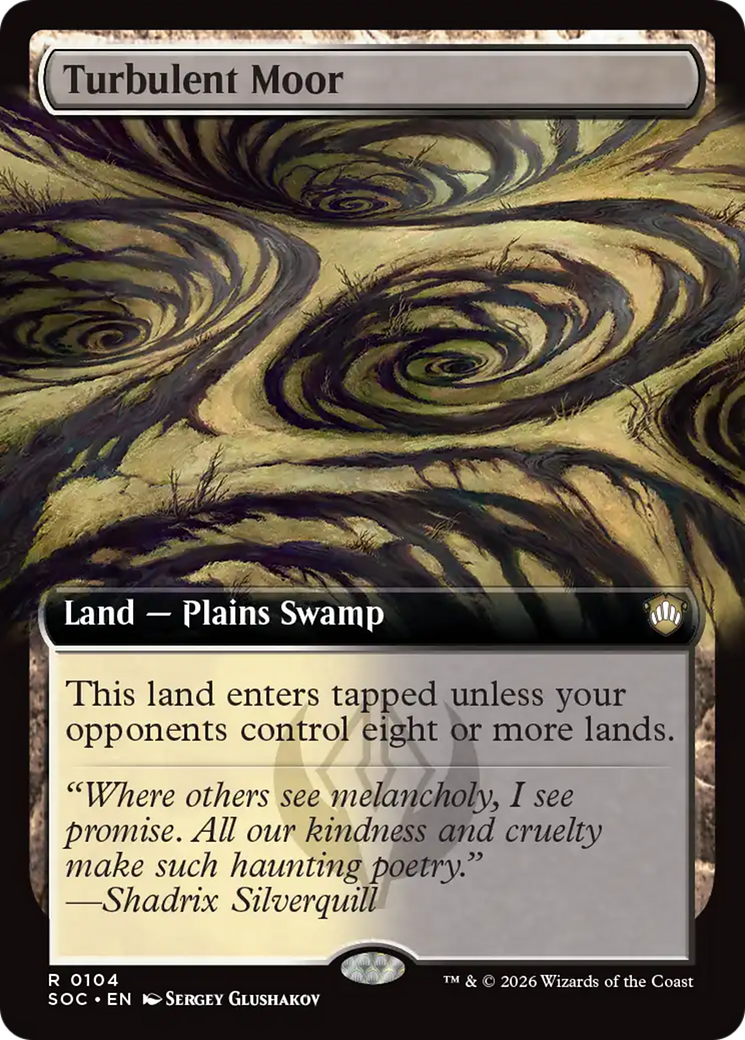 Turbulent Moor (Extended Art) [Secrets of Strixhaven Commander] | Spectrum Games