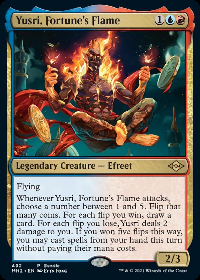 Yusri, Fortune's Flame (Bundle) [Modern Horizons 2] | Spectrum Games