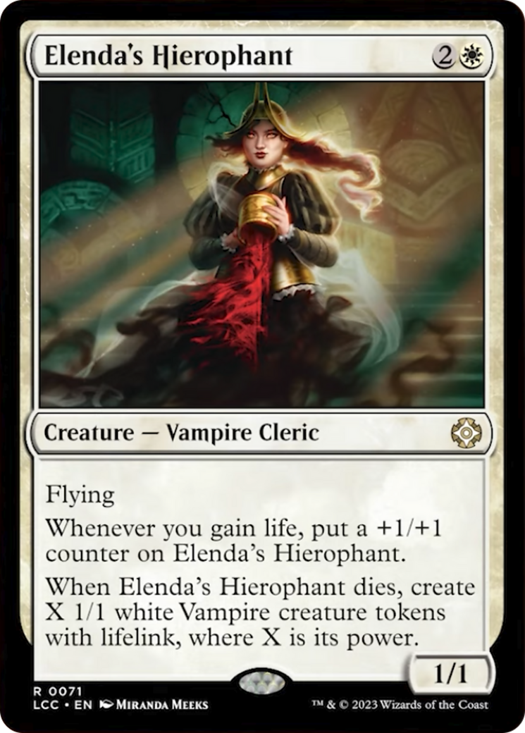 Elenda's Hierophant [The Lost Caverns of Ixalan Commander] | Spectrum Games