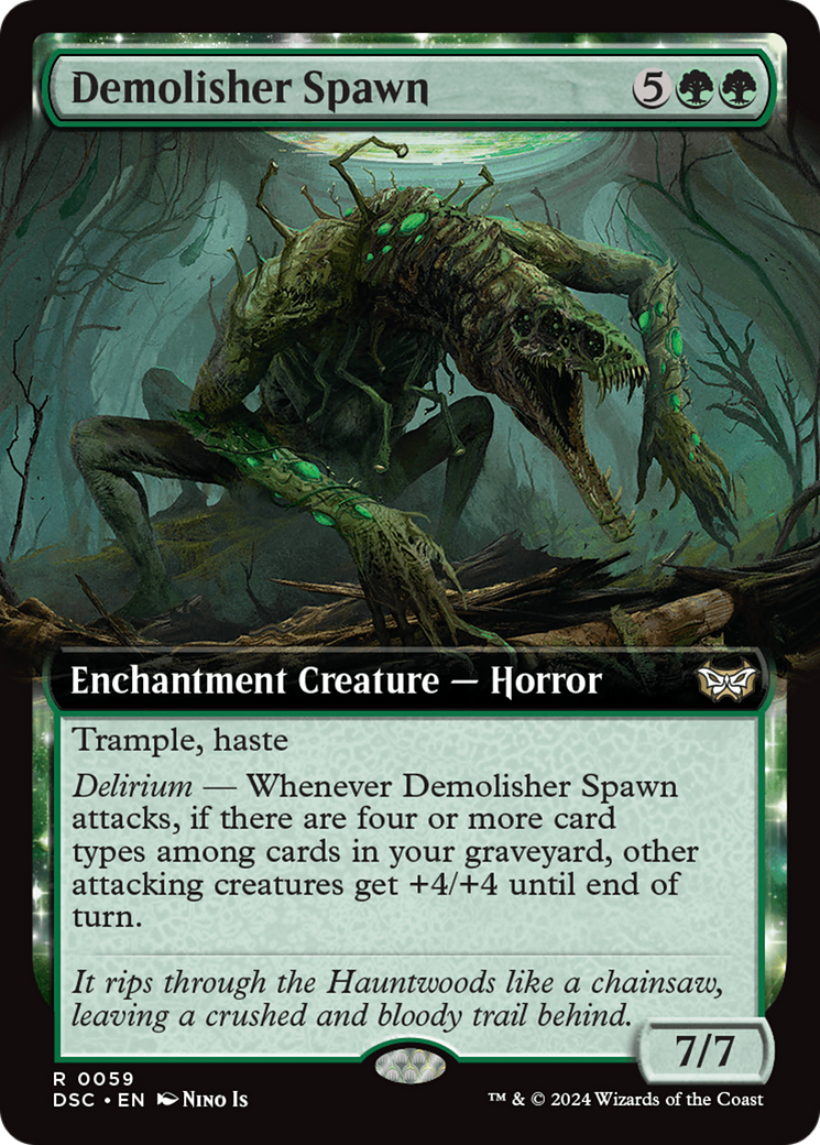 Demolisher Spawn (Extended Art) [Duskmourn: House of Horror Commander] | Spectrum Games