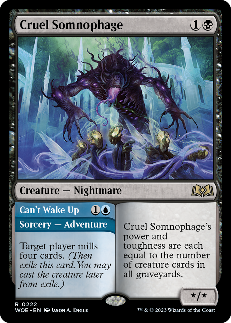 Cruel Somnophage // Can't Wake Up [Wilds of Eldraine] | Spectrum Games