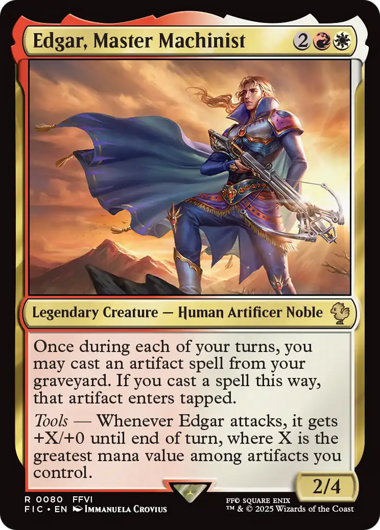 Edgar, Master Machinist [FINAL FANTASY Commander] | Spectrum Games