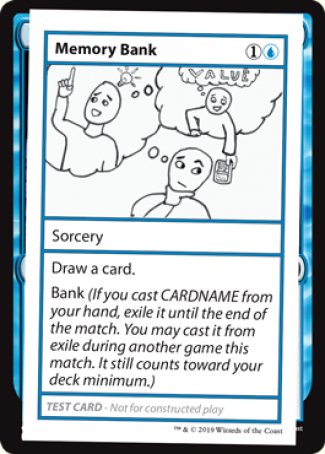 Memory Bank (2021 Edition) [Mystery Booster Playtest Cards] | Spectrum Games