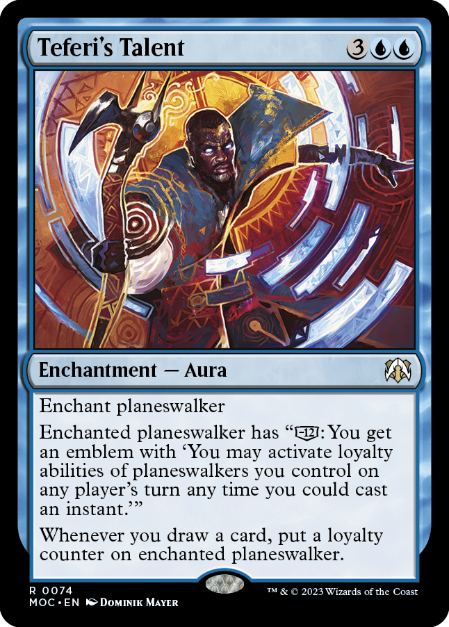 Teferi's Talent [March of the Machine Commander] | Spectrum Games