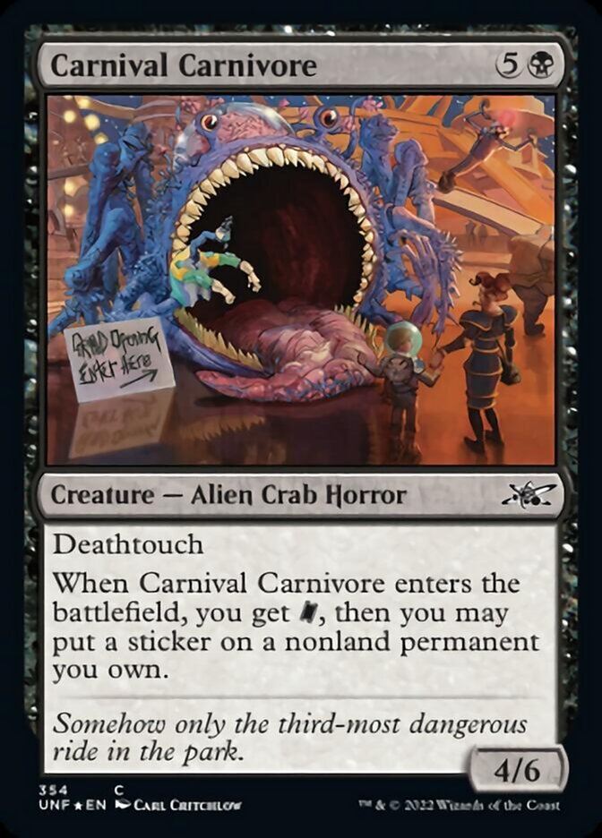 Carnival Carnivore (Galaxy Foil) [Unfinity] | Spectrum Games