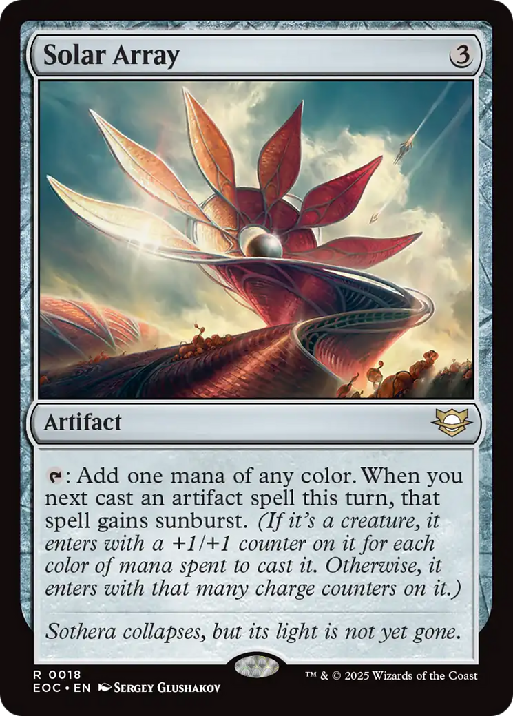 Solar Array [Edge of Eternities Commander] | Spectrum Games