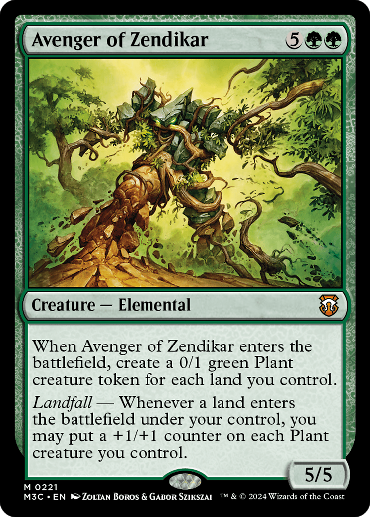 Avenger of Zendikar (Ripple Foil) [Modern Horizons 3 Commander] | Spectrum Games