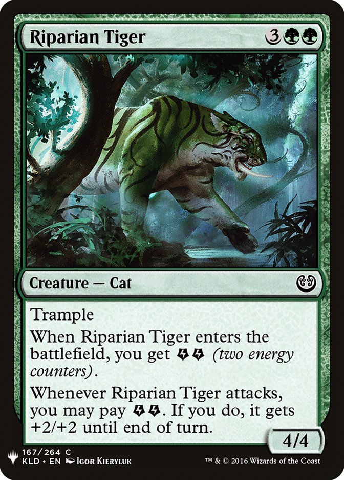 Riparian Tiger [Mystery Booster] | Spectrum Games