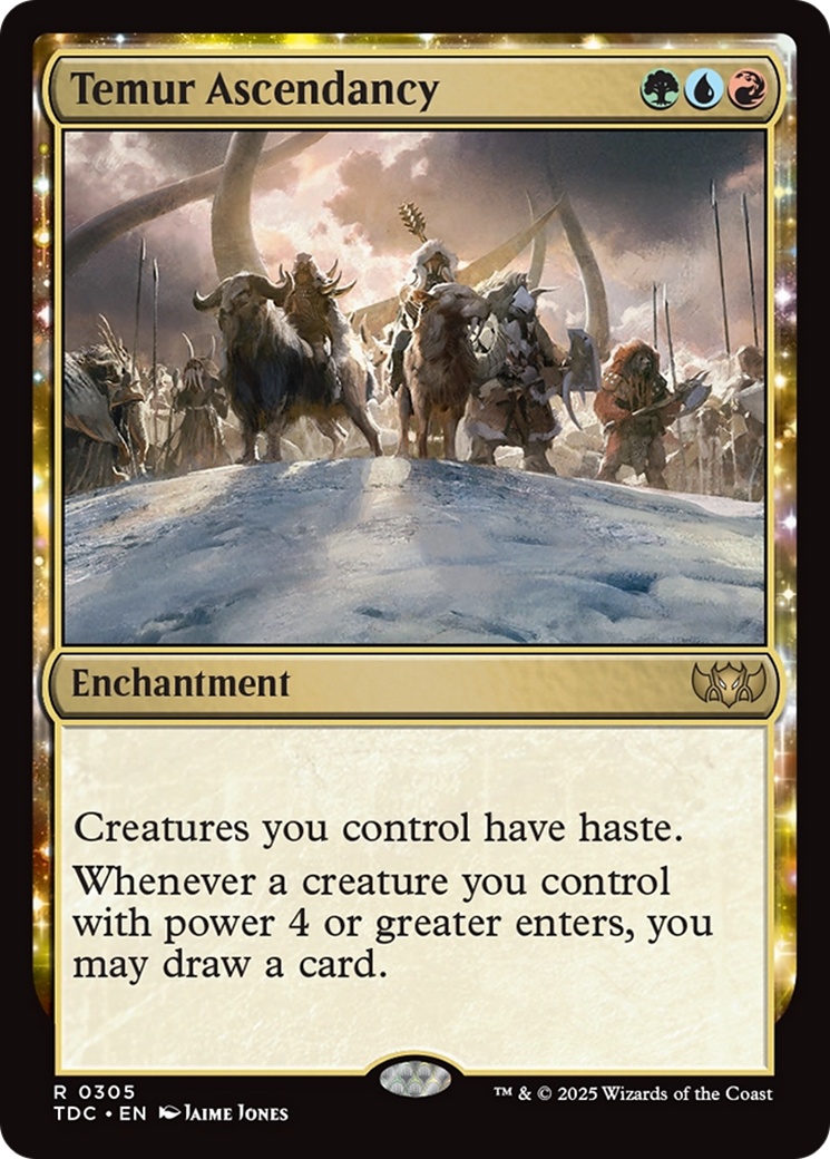 Temur Ascendancy [Tarkir: Dragonstorm Commander] | Spectrum Games