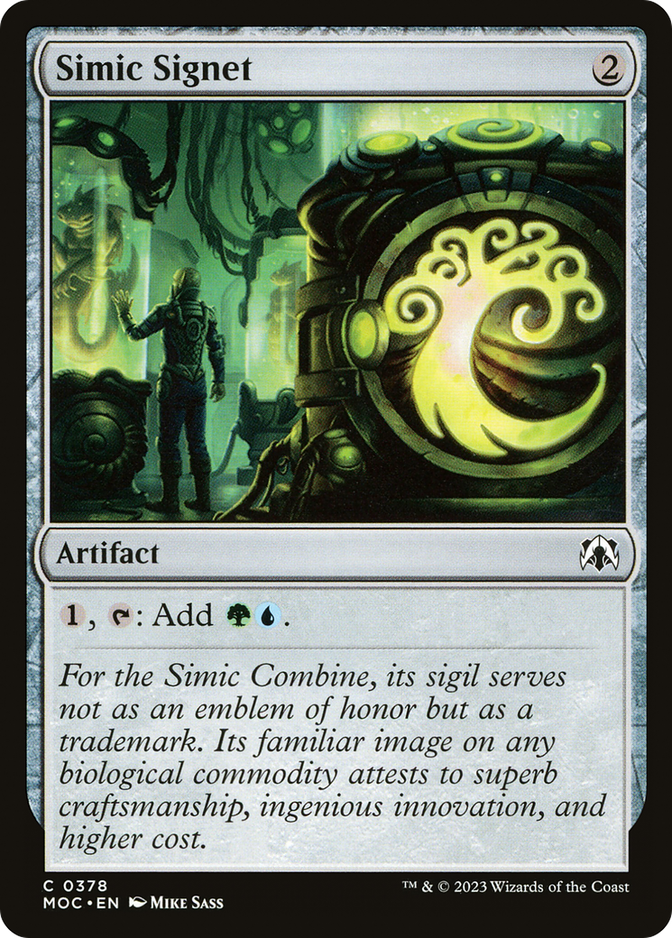 Simic Signet [March of the Machine Commander] | Spectrum Games