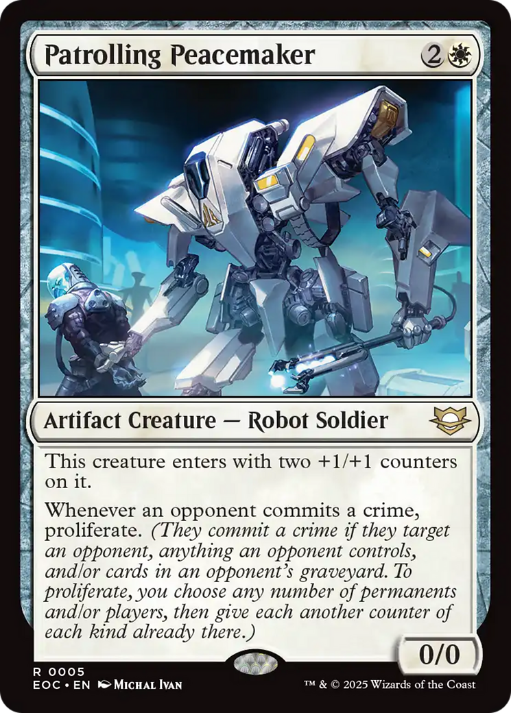 Patrolling Peacemaker [Edge of Eternities Commander] | Spectrum Games