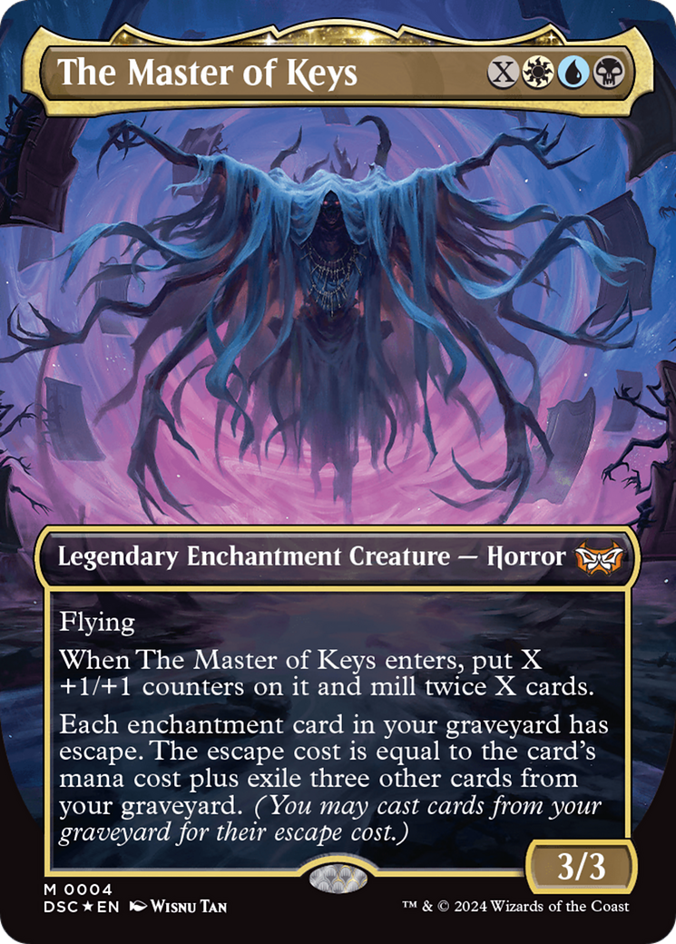 The Master of Keys (Borderless) [Duskmourn: House of Horror Commander] | Spectrum Games