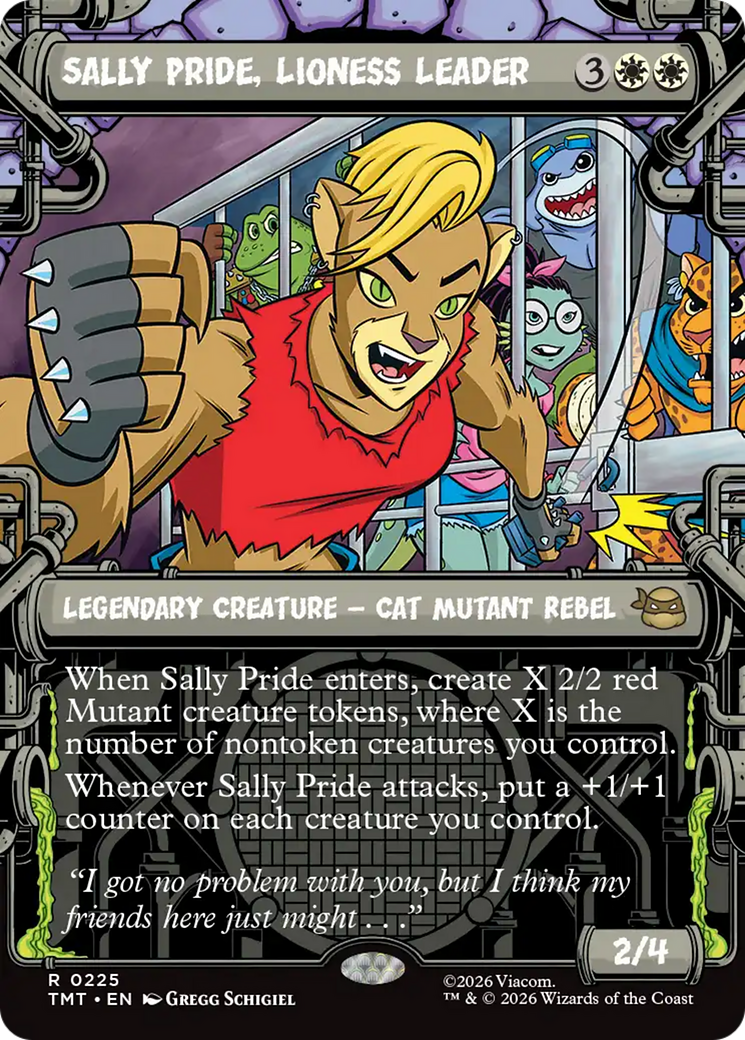 Sally Pride, Lioness Leader (Showcase) [Teenage Mutant Ninja Turtles] | Spectrum Games