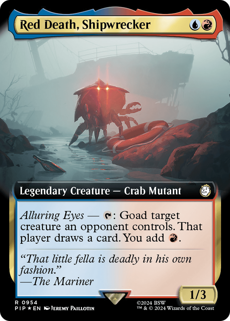 Red Death, Shipwrecker (Extended Art) (Surge Foil) [Fallout] | Spectrum Games