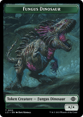 Fungus Dinosaur // Dinosaur (0001) Double-Sided Token [The Lost Caverns of Ixalan Tokens] | Spectrum Games