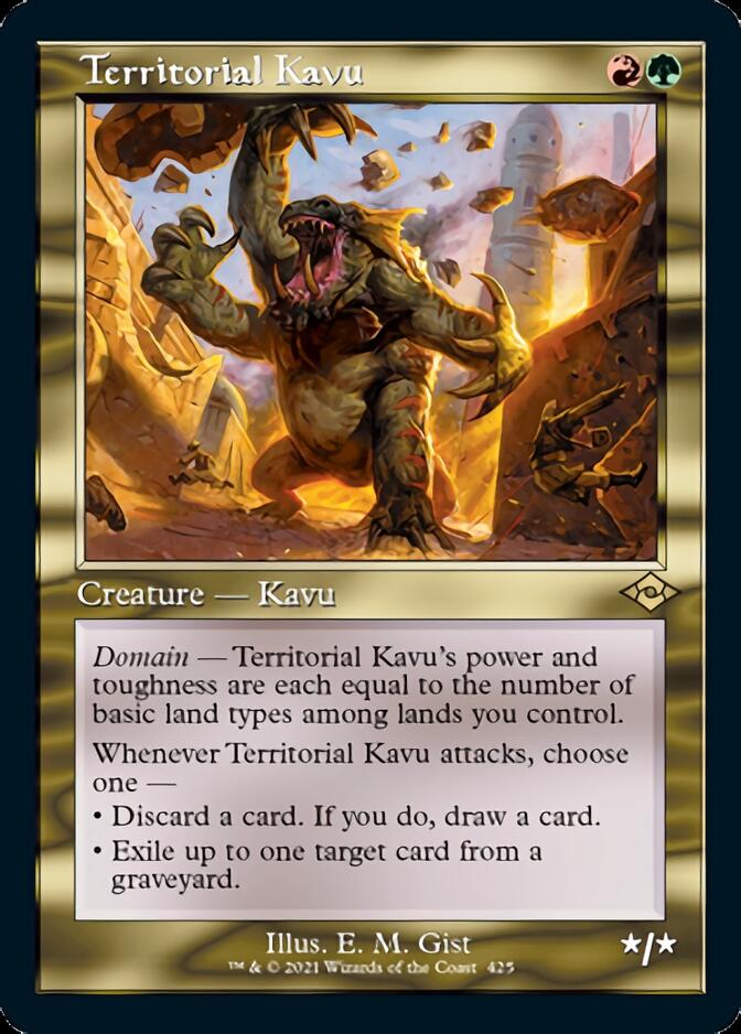 Territorial Kavu (Retro Foil Etched) [Modern Horizons 2] | Spectrum Games