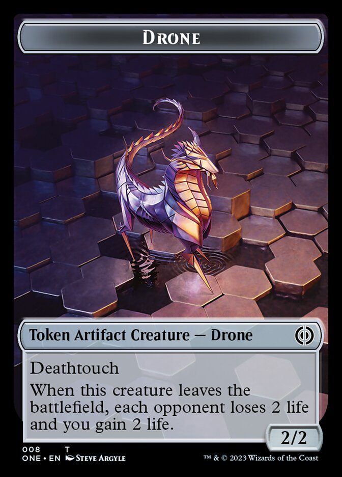 Drone Token [Phyrexia: All Will Be One Tokens] | Spectrum Games