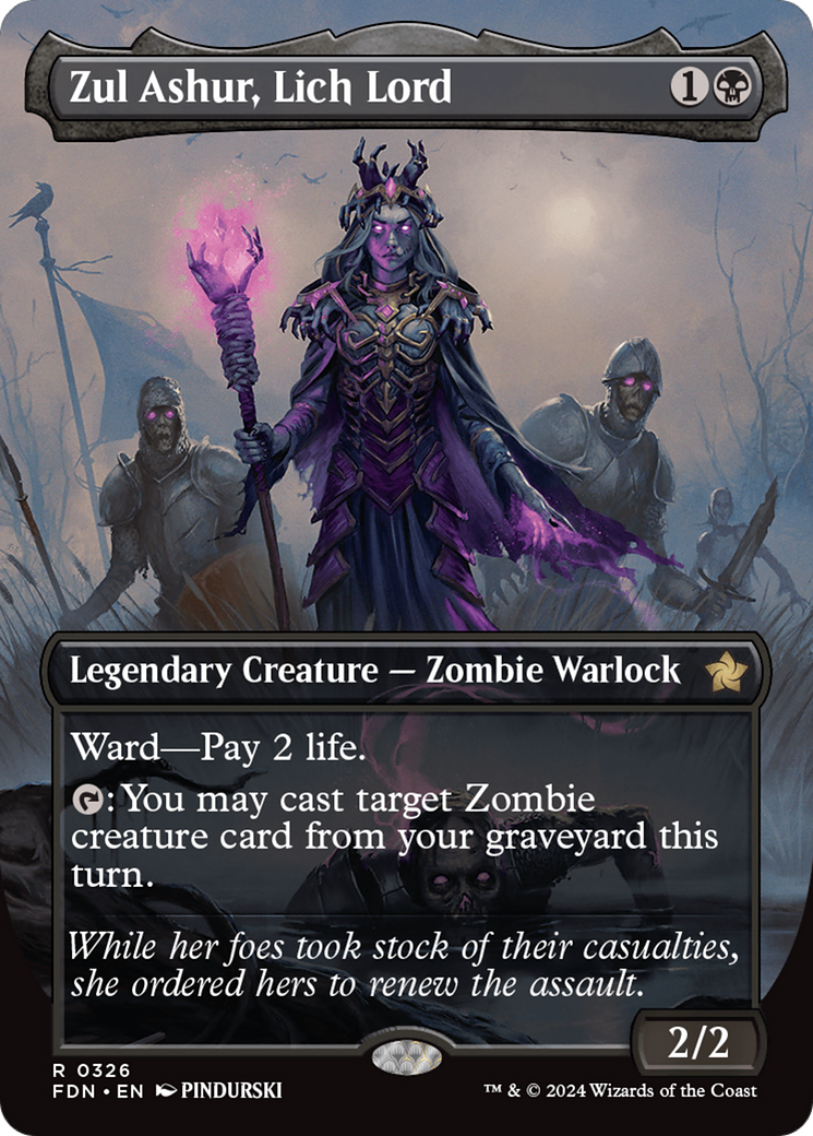 Zul Ashur, Lich Lord (Borderless) [Foundations] | Spectrum Games