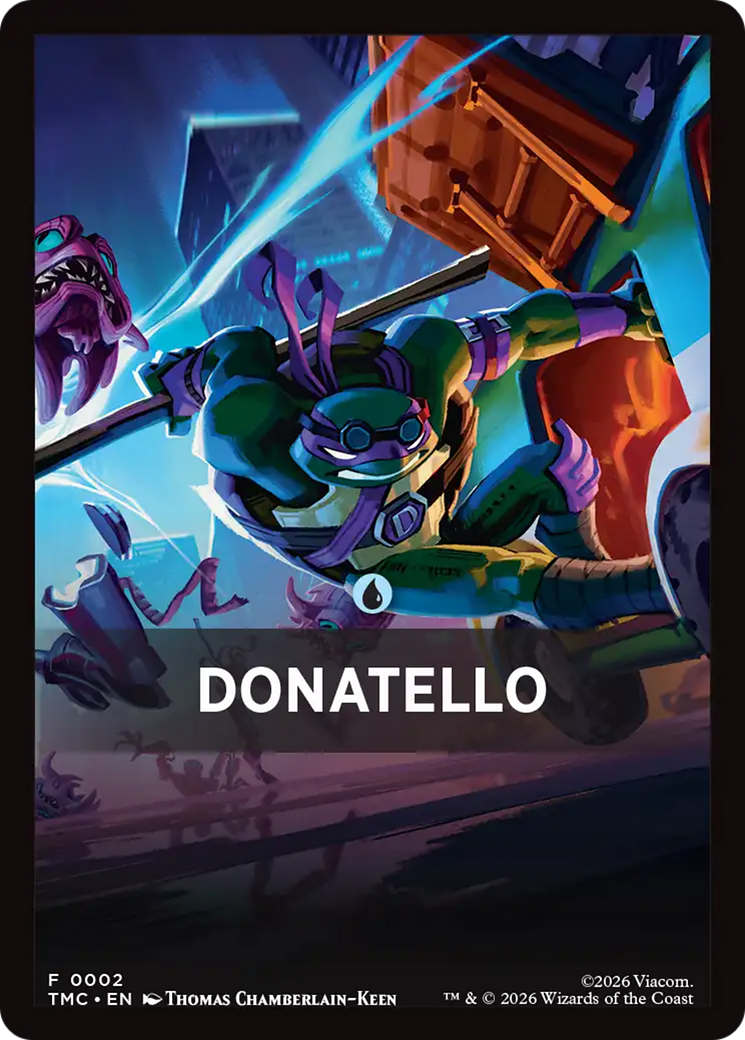 Donatello Theme Card [Teenage Mutant Ninja Turtles Commander Tokens] | Spectrum Games