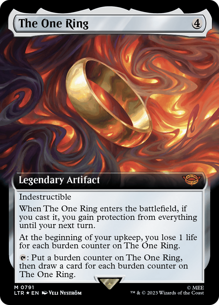 The One Ring (Extended Art) (Surge Foil) [The Lord of the Rings: Tales of Middle-Earth] | Spectrum Games