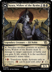 Ayara, Widow of the Realm // Ayara, Furnace Queen (Showcase Planar Booster Fun) [March of the Machine] | Spectrum Games