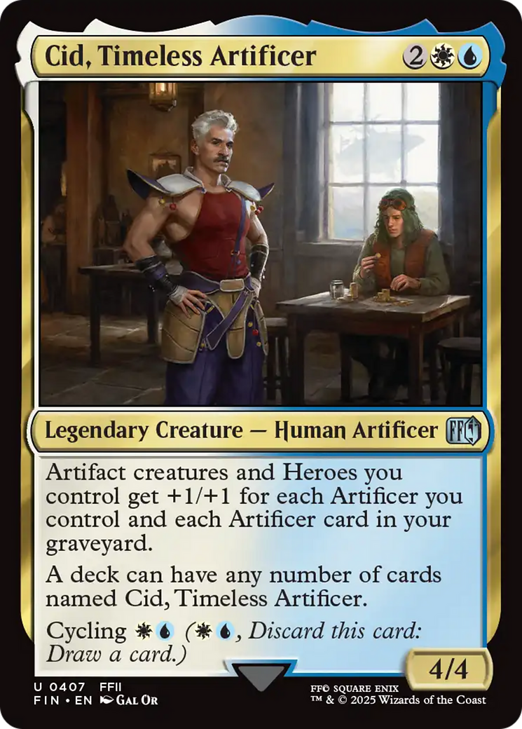 Cid, Timeless Artificer (0407) [FINAL FANTASY] | Spectrum Games