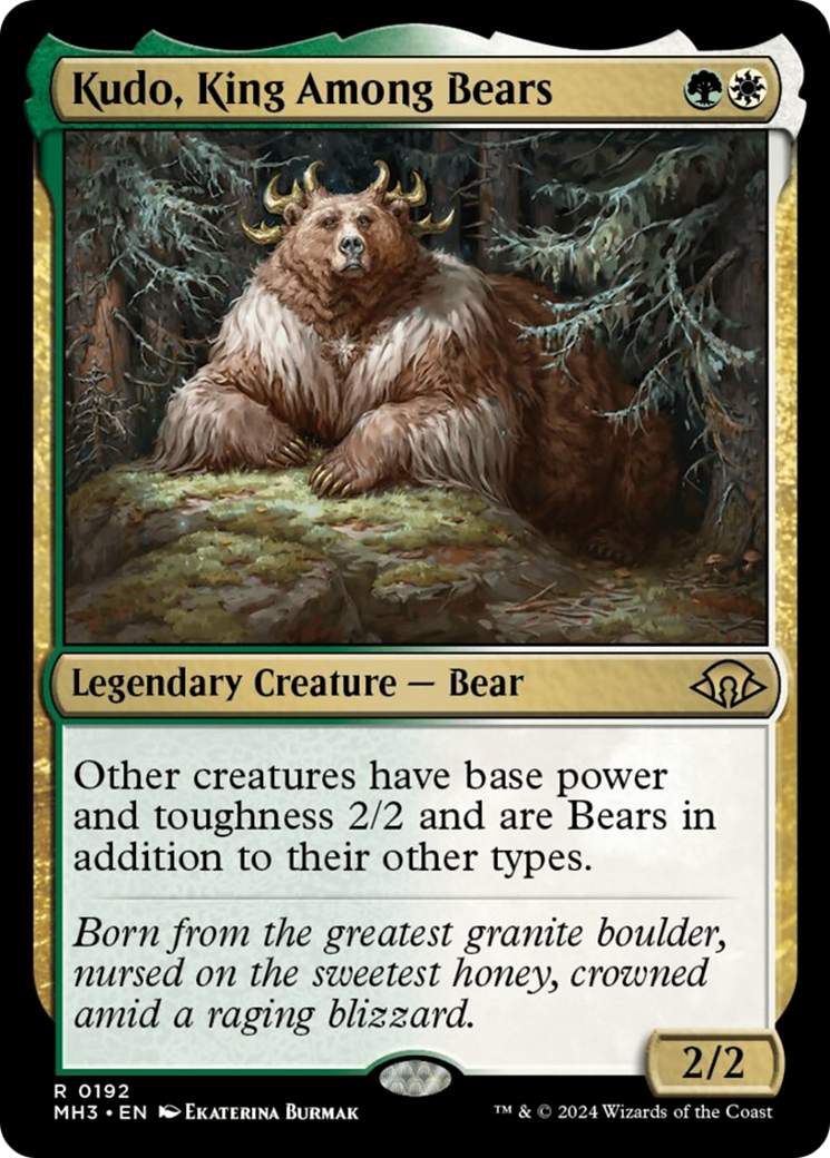 Kudo, King Among Bears [Modern Horizons 3] | Spectrum Games