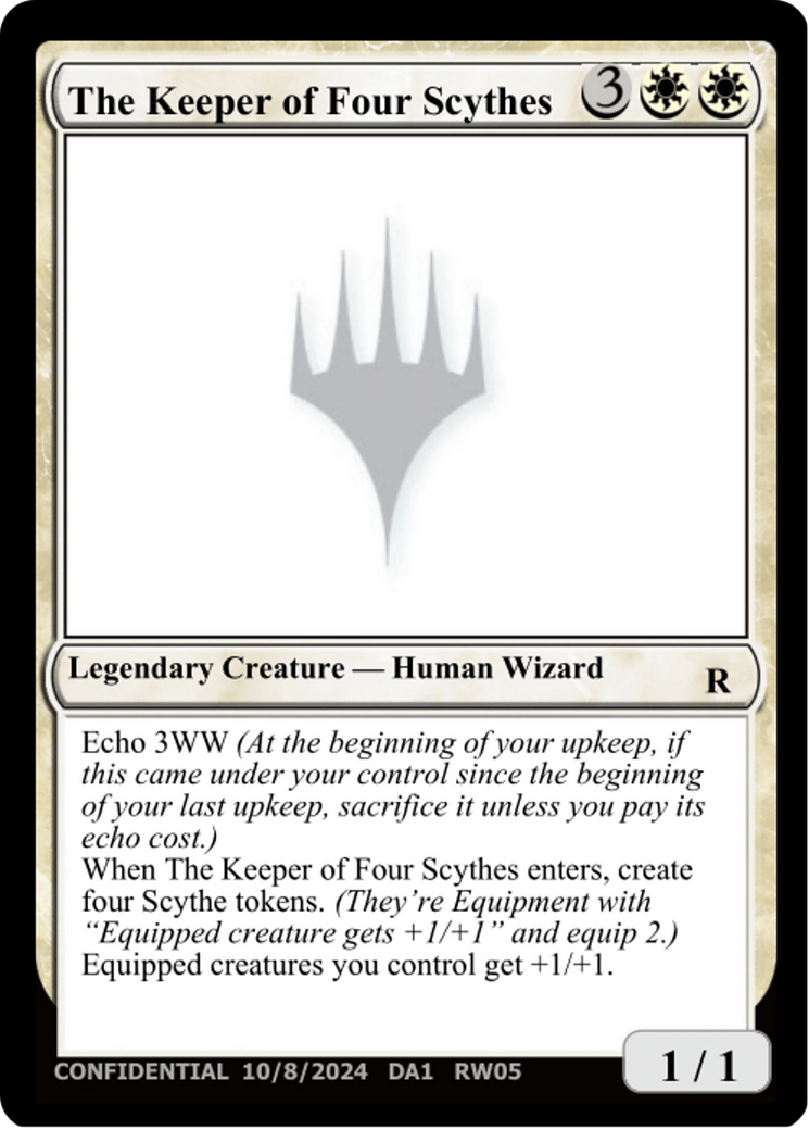 The Keeper of Four Scythes [Unknown Event] | Spectrum Games