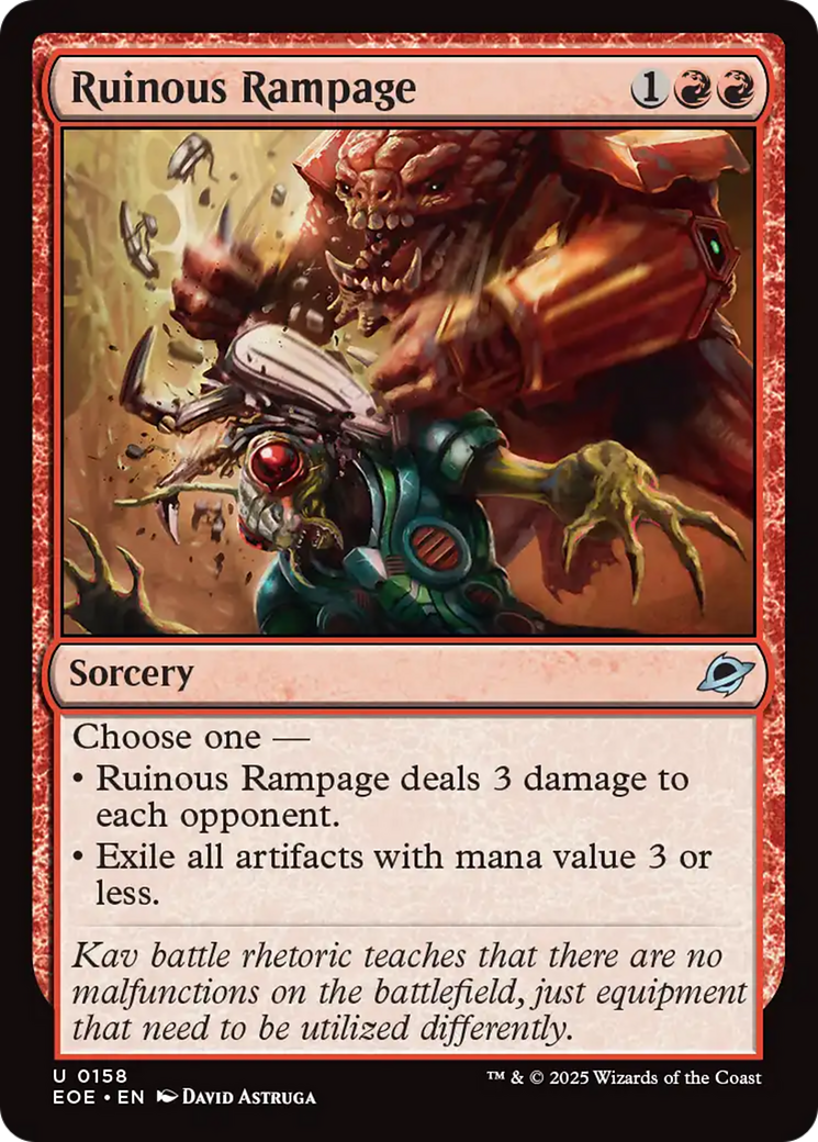 Ruinous Rampage [Edge of Eternities] | Spectrum Games