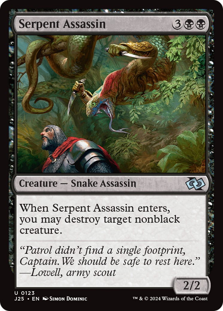 Serpent Assassin [Foundations Jumpstart] | Spectrum Games