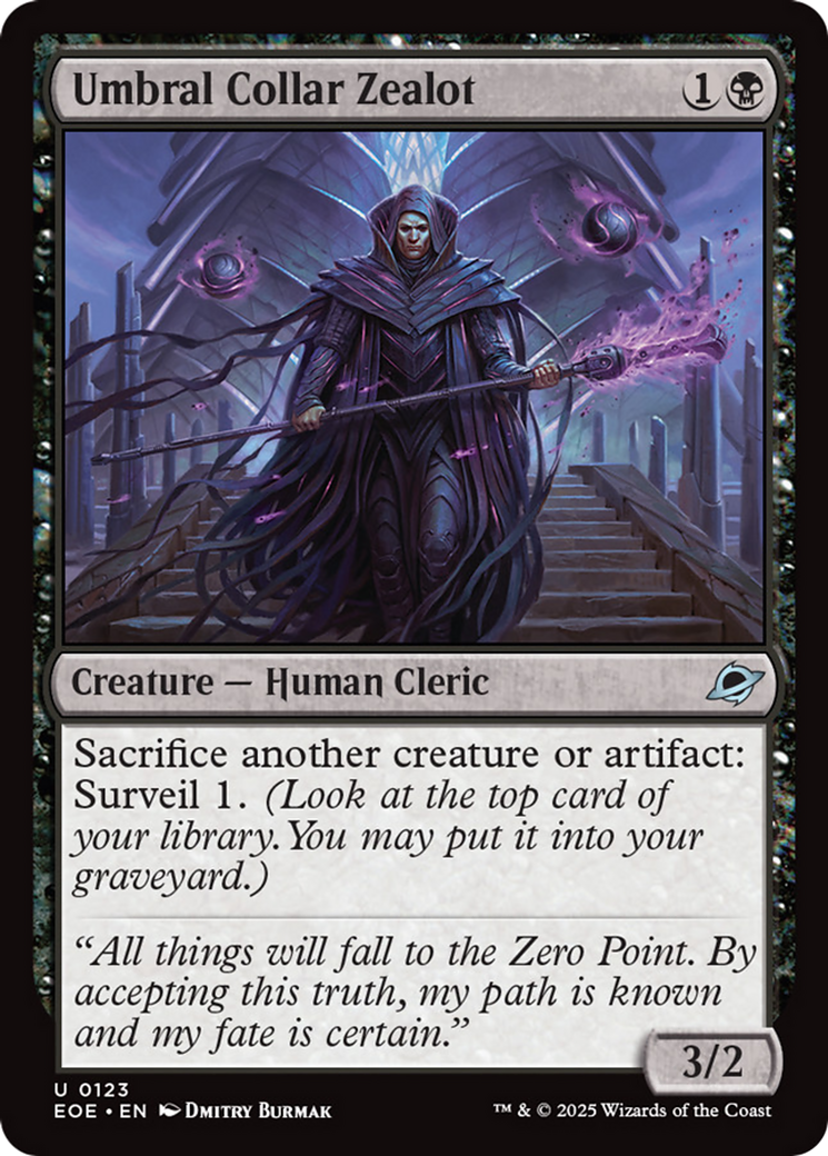 Umbral Collar Zealot [Edge of Eternities] | Spectrum Games
