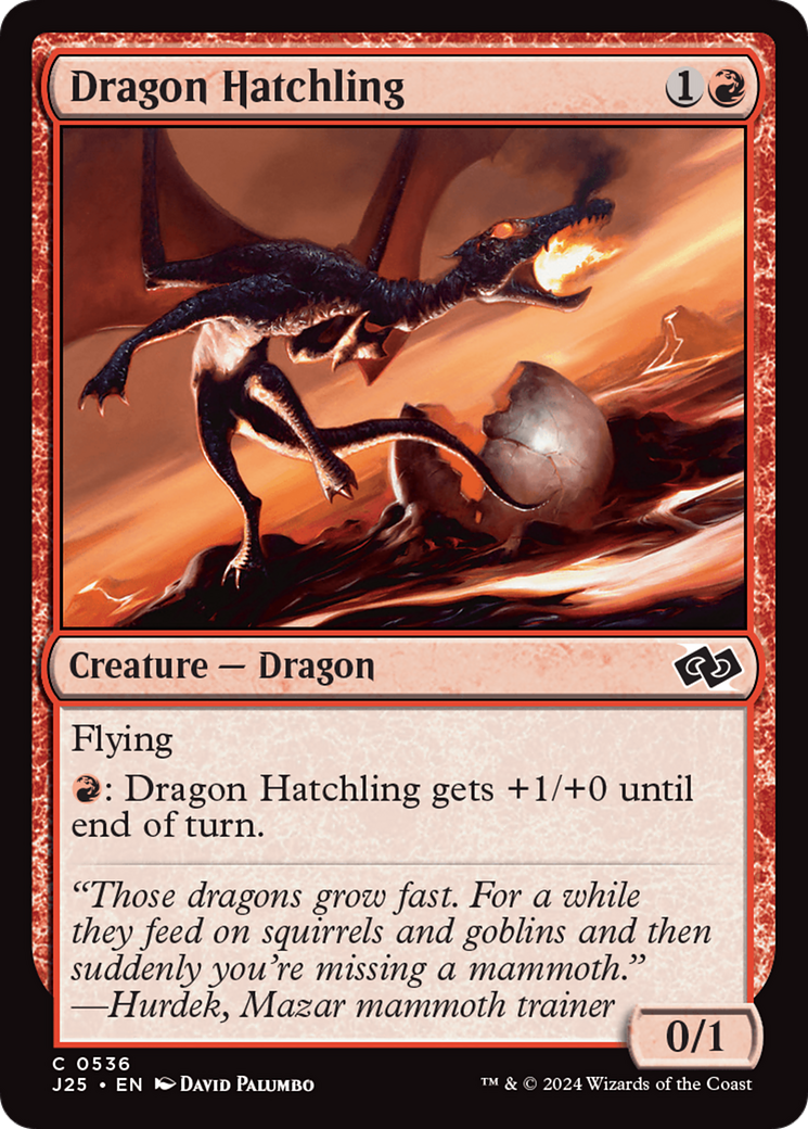 Dragon Hatchling [Foundations Jumpstart] | Spectrum Games