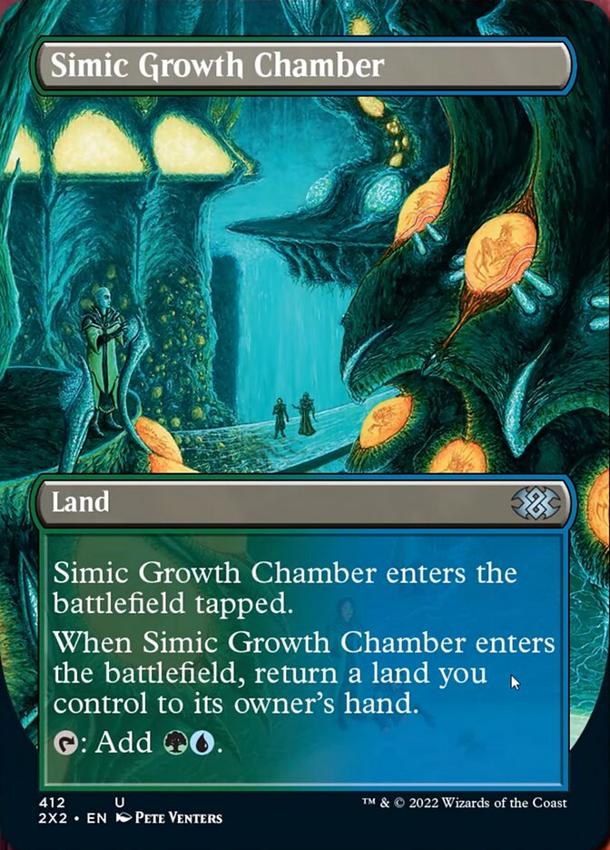 Simic Growth Chamber (Borderless Alternate Art) [Double Masters 2022] | Spectrum Games