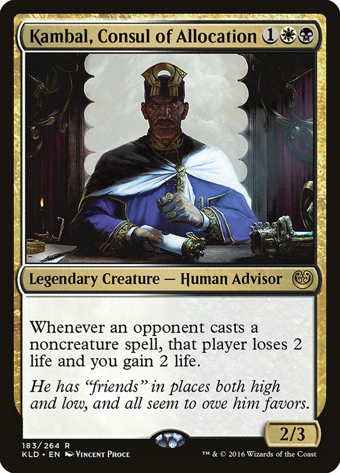 Kambal, Consul of Allocation [Kaladesh] | Spectrum Games